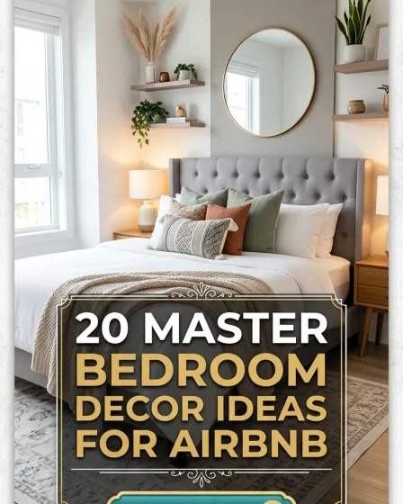 20 Master Bedroom Decor Airbnb
