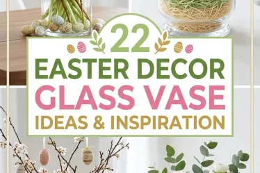 22 Easter Decor Glass Vase