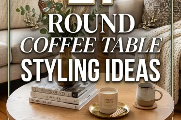 21 Round Coffee Table Styling Ideas
