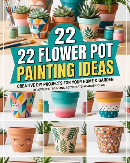22 Flower Pot Painting Ideas 22 Flower Pot Painting Ideas