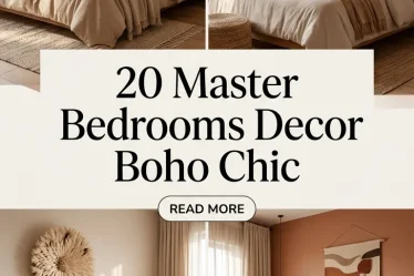 20 Master Bedrooms Decor Boho Chic