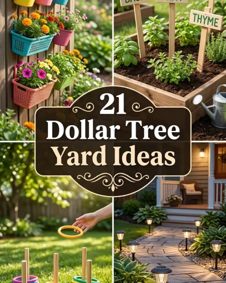 21 Dollar Tree Yard Ideas 21 Dollar Tree Yard Ideas