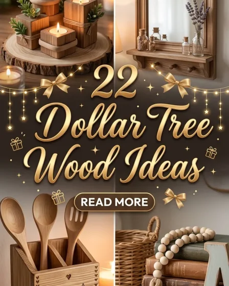 22 Dollar Tree Wood Ideas 22 Dollar Tree Wood Ideas
