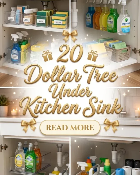 20 Dollar Tree Under Kitchen Sink 20 Dollar Tree Under Kitchen Sink