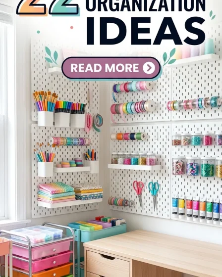 22 Craft Room Organization Ideas