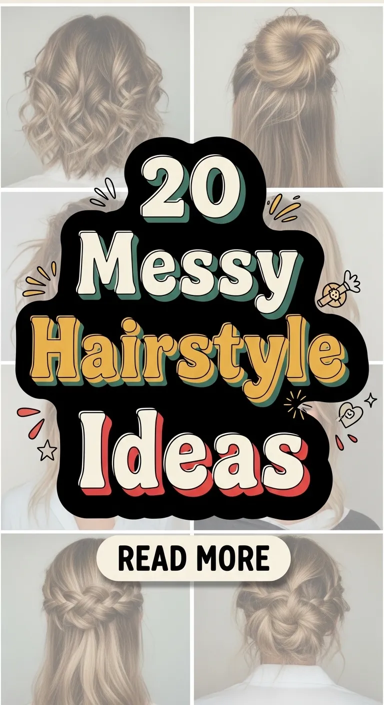 20 Messy Hairstyle Ideas