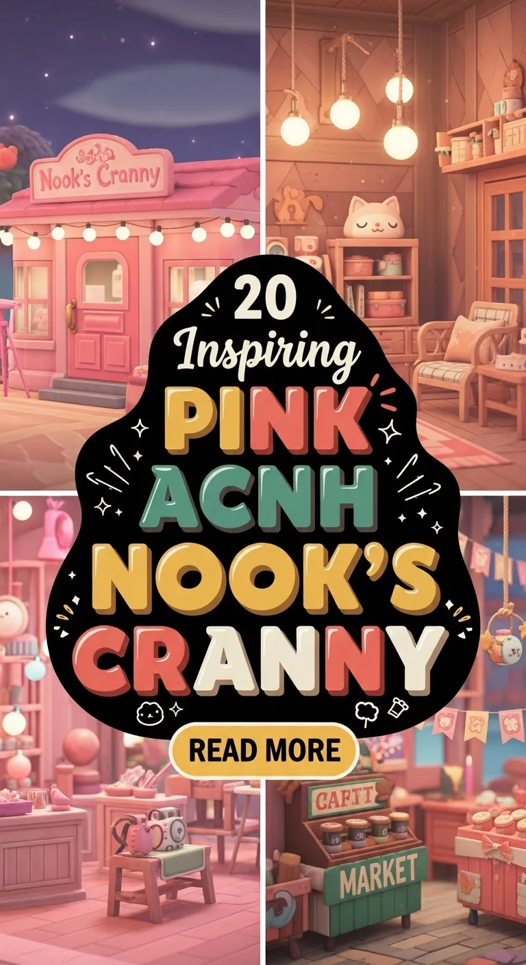 20 Inspiring Pink ACNH Nook’s Cranny