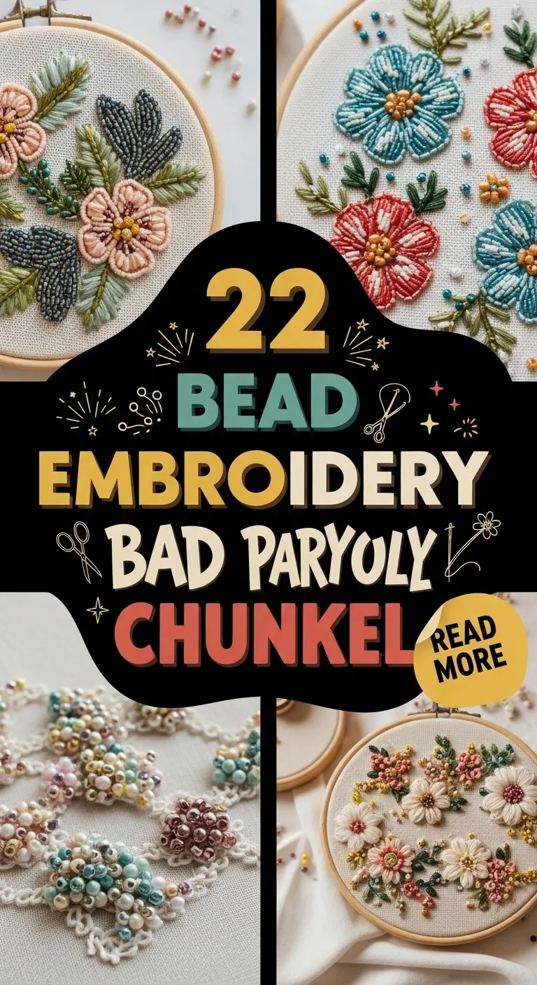 22 Bead Embroidery Ideas