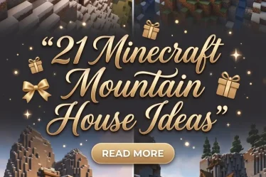 21 Minecraft Mountain House Ideas