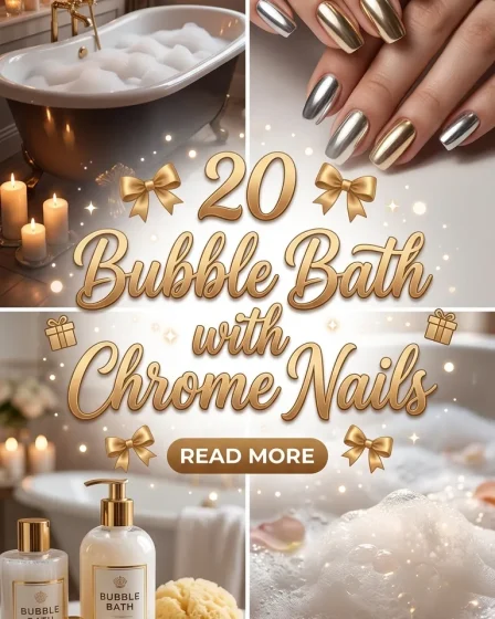 20 Bubble Bath with Chrome Nails