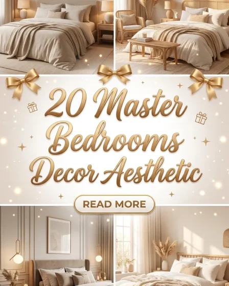 20 Master Bedrooms Decor Aesthetic