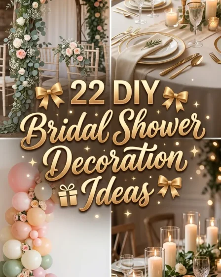 22 DIY Bridal Shower Decoration Ideas 22 DIY Bridal Shower Decoration Ideas