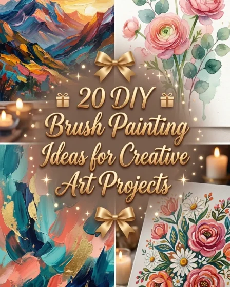 20 DIY Brush Painting Ideas for Creative Art Projects 20 DIY Brush Painting Ideas for Creative Art Projects