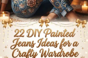 22 DIY Painted Jeans Ideas for a Crafty Wardrobe