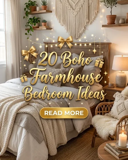 20 Boho Farmhouse Bedroom Ideas
