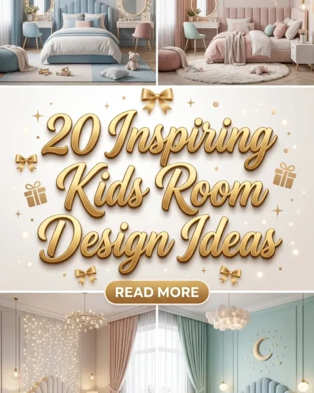 20 Inspiring Kids Room Design Ideas
