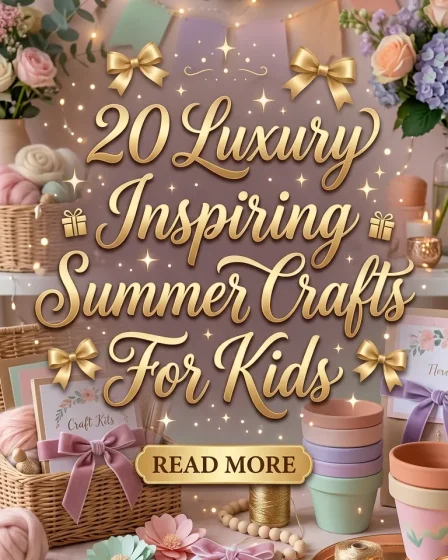 20 Luxury Inspiring Summer Crafts For Kids