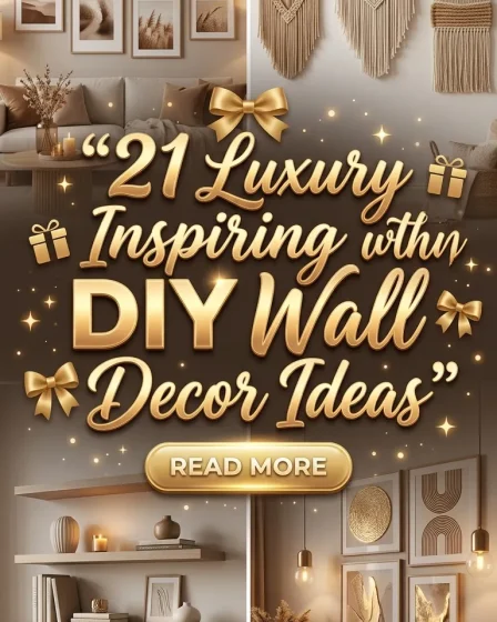 21 Luxury Inspiring DIY Wall Decor Ideas 21 Luxury Inspiring DIY Wall Decor Ideas