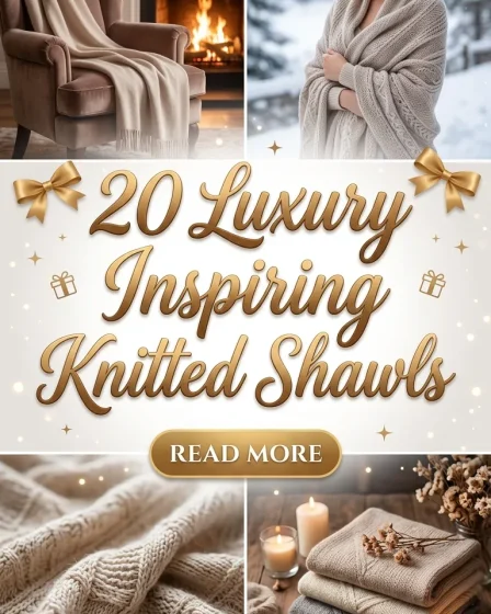 20 Luxury Inspiring Knitted Shawls 20 Luxury Inspiring Knitted Shawls
