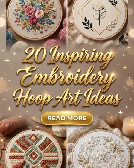 20 Inspiring Embroidery Hoop Art Ideas