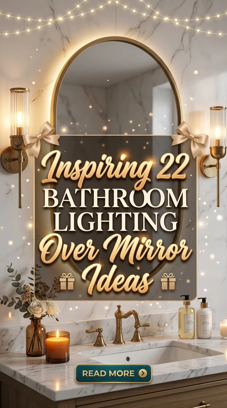 Inspiring 22 Bathroom Lighting Over Mirror Ideas