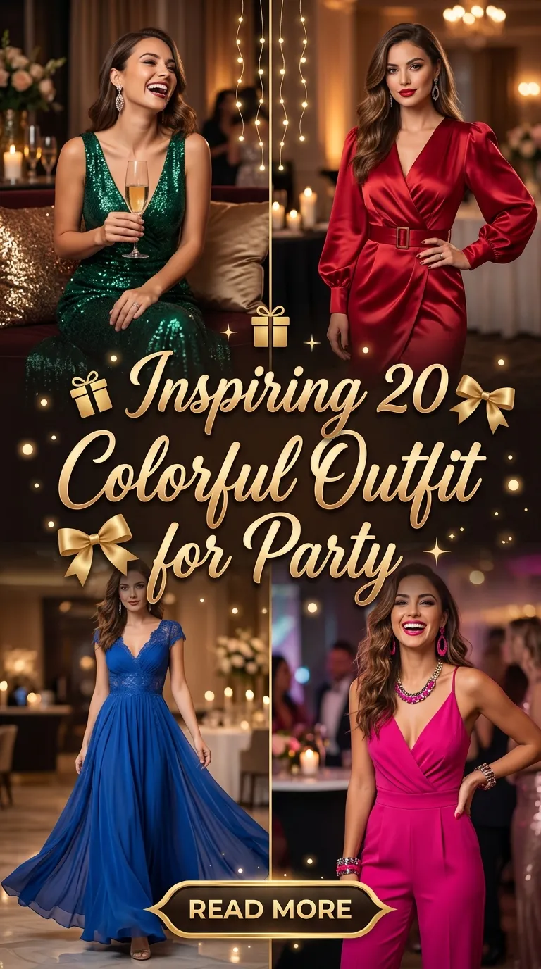 Inspiring 20 Colorful Outfit for Party