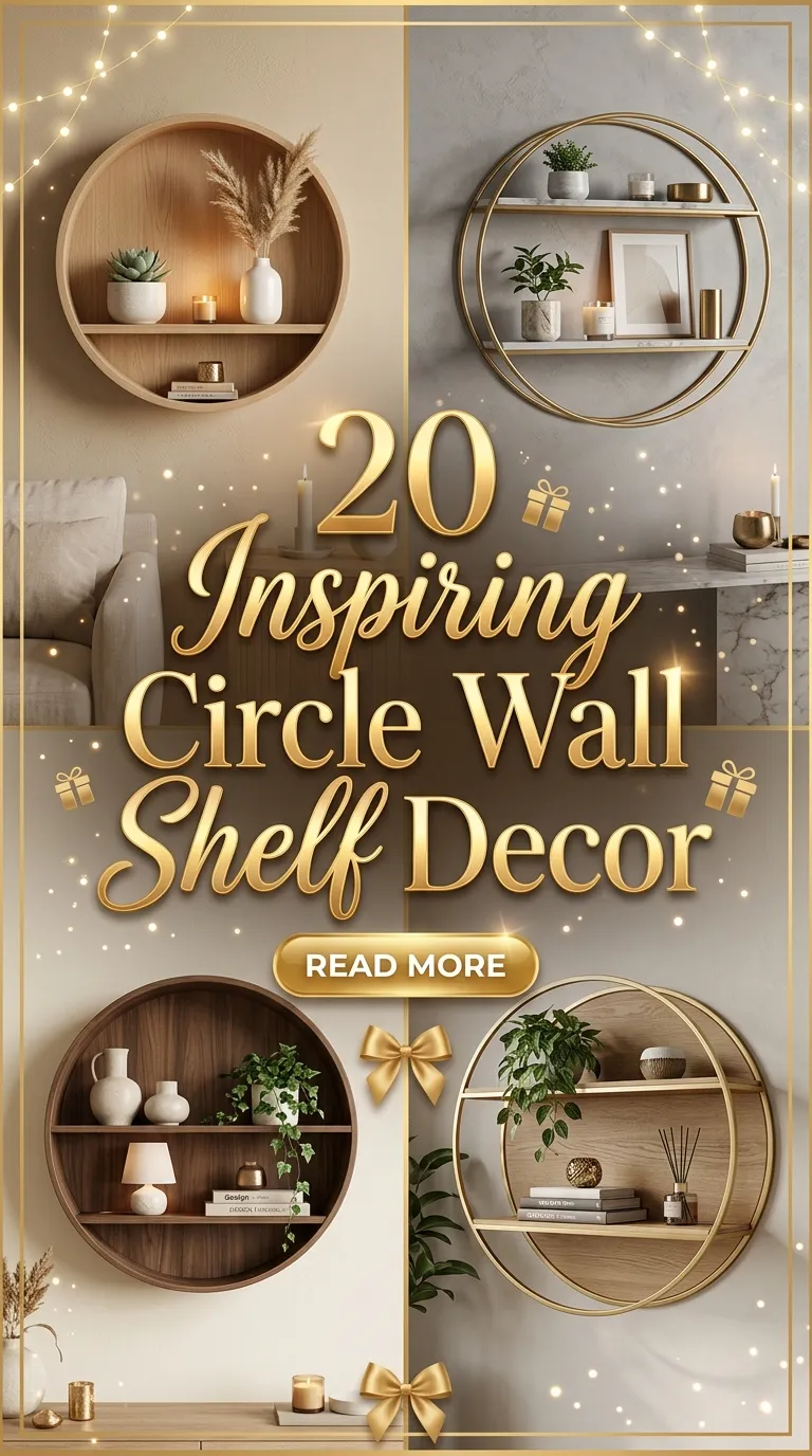 20 Inspiring Circle Wall Shelf Decor