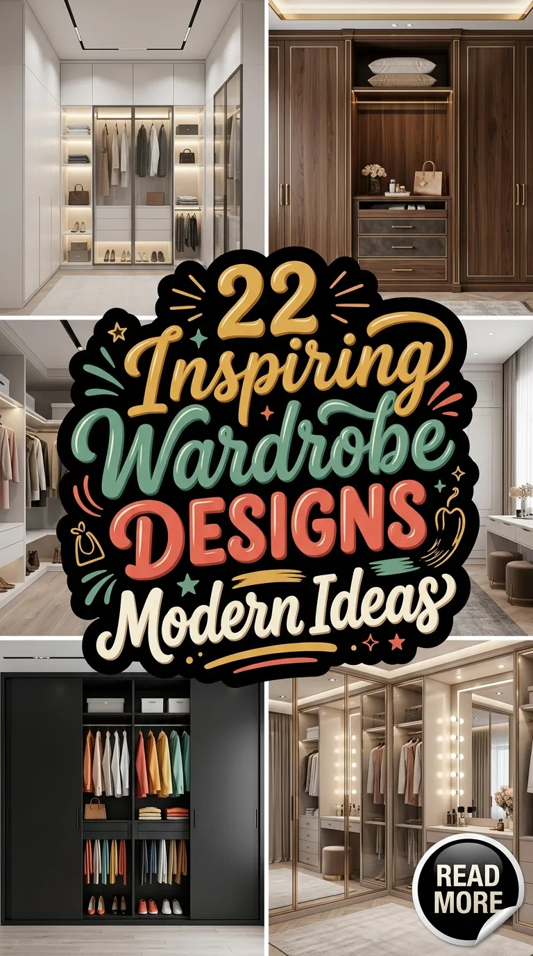 22 Inspiring Wardrobe Designs Modern Ideas