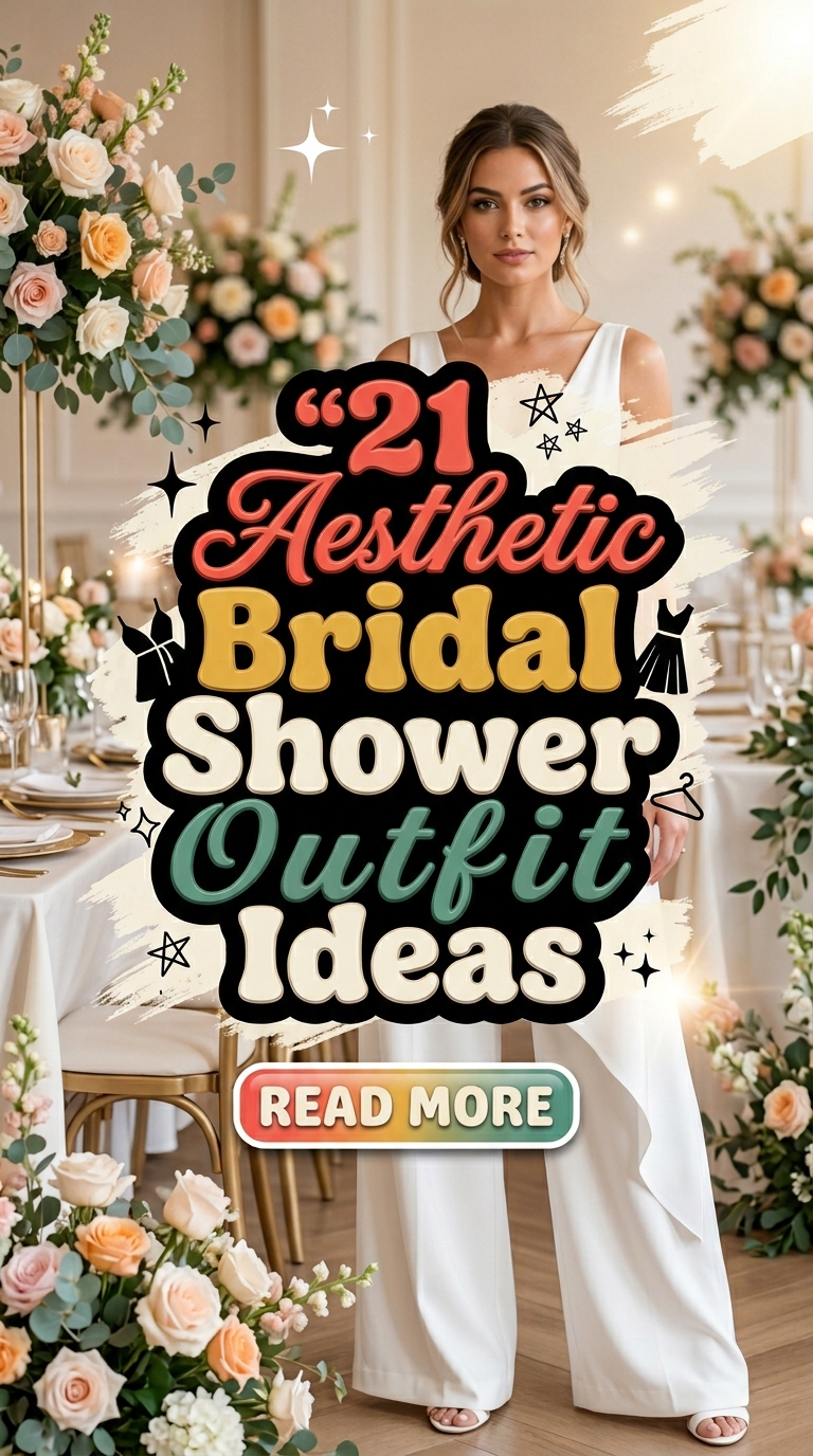 21 Aesthetic Bridal Shower Outfit Ideas