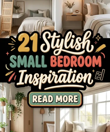 21 Stylish Small Bedroom Inspiration