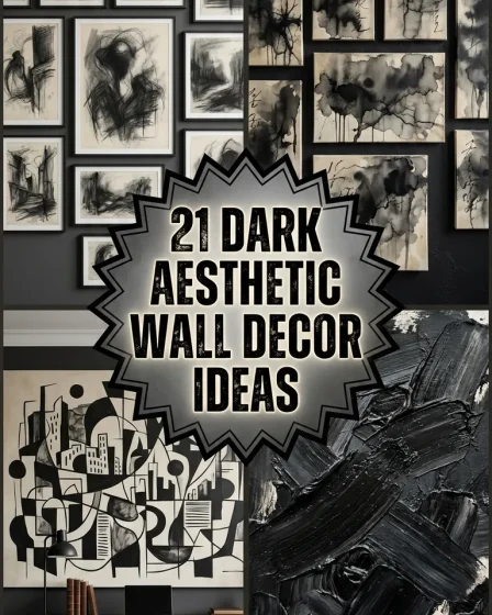21 Dark Aesthetic Wall Decor Ideas 21 Dark Aesthetic Wall Decor Ideas