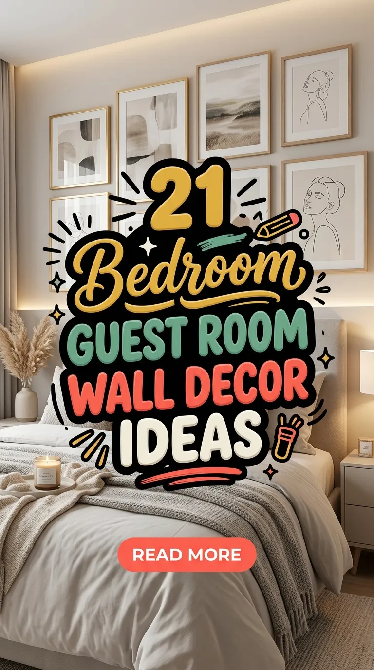 21 Bedroom Guest Room Wall Decor Ideas