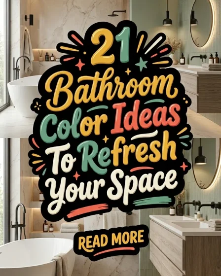 21 Bathroom Color Ideas To Refresh Your Space