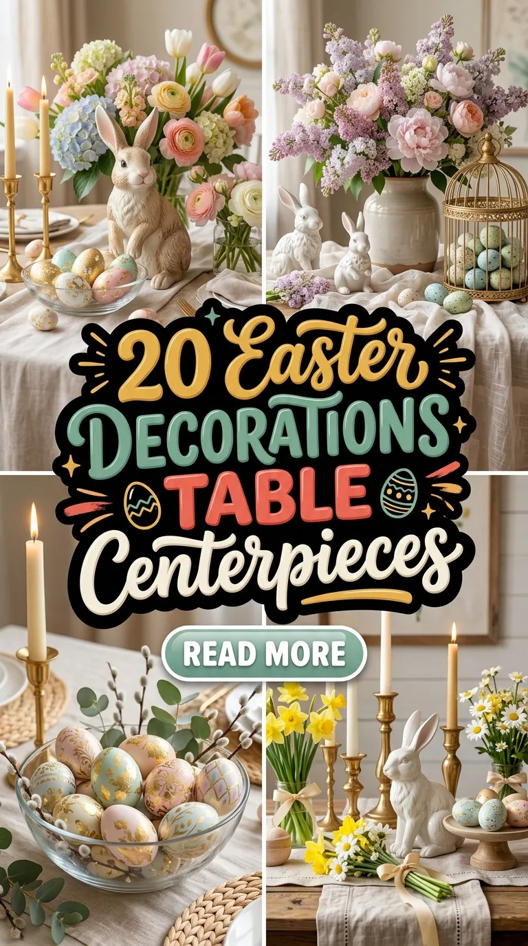 20 Easter Decorations Table Centerpieces