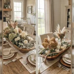 20 DIY Neutral Table Centerpiece Ideas