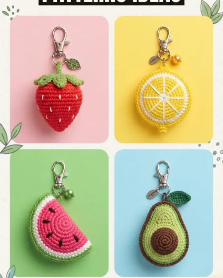 20 Crochet Keychain Patterns Ideas 20 Crochet Keychain Patterns Ideas